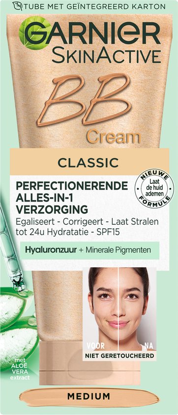 Garnier Skin Naturals BB Cream - 50 ml - Medium - Verpakking beschadigd