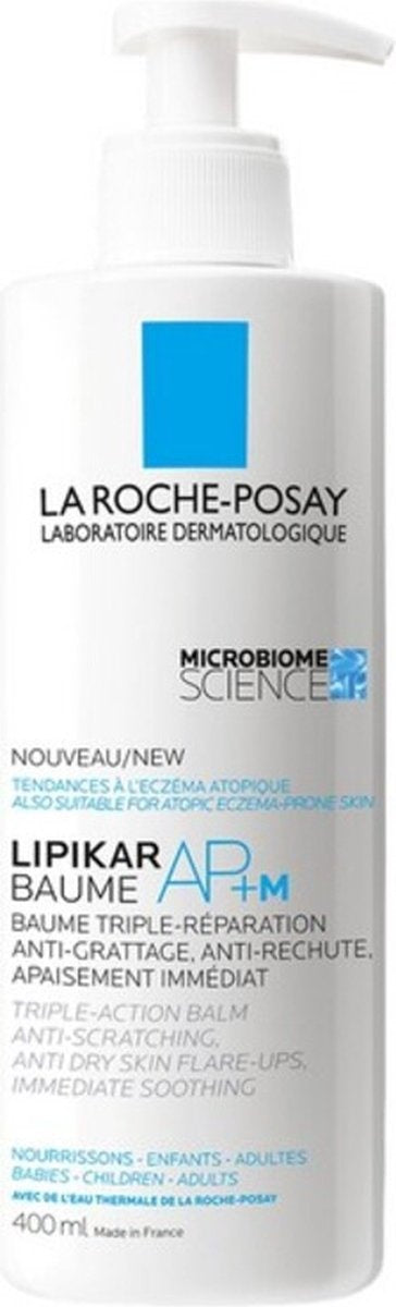 La Roche-Posay Lipikar Balm AP+M - Skin Care - Dry Skin with a Tendency to Atopic Eczema - 400ml - Pump missing