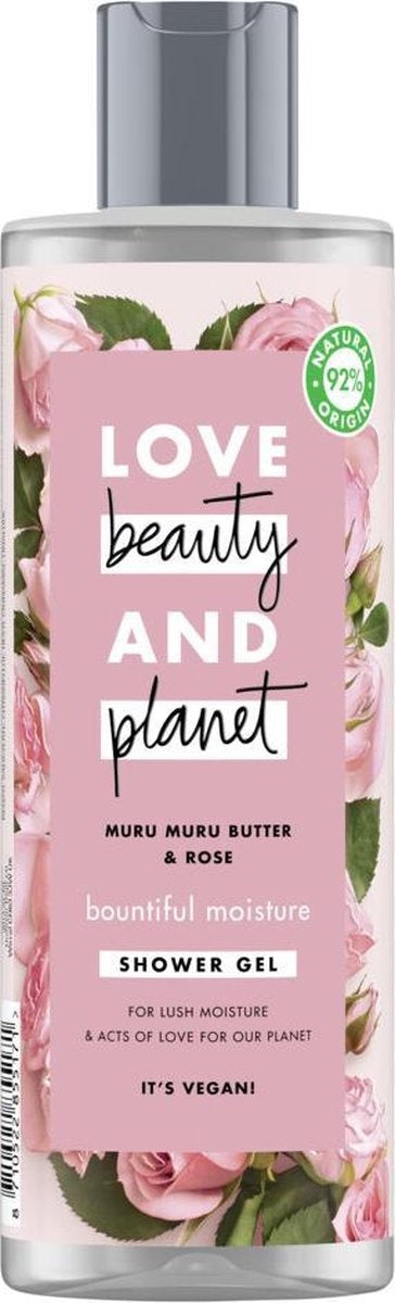 Love Beauty and Planet Showergel Muru Muru Butter & Rose - 400 ml