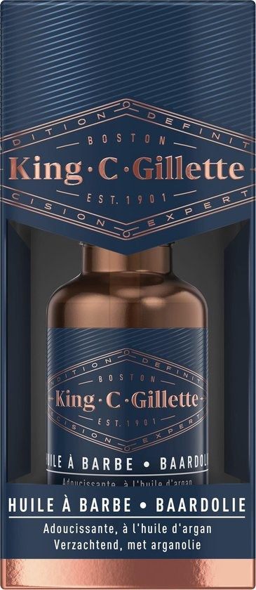 King C. Gillette Bartöl für Männer 30 ml – Verpackung beschädigt