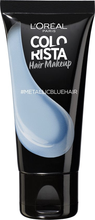 L'Oréal Paris Colorista Hair Makeup - Metallicblue - 1 Dag Haarkleuring - Verpakking beschadigd