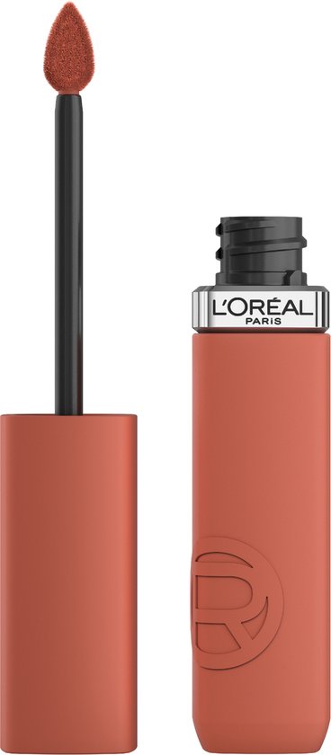 L'Oréal Paris Infaillible Matte Resistance Lipstick – Lang anhaltender flüssiger Lippenstift mit mattem Finish – 115 Snooze Your Alarm – 5 ml
