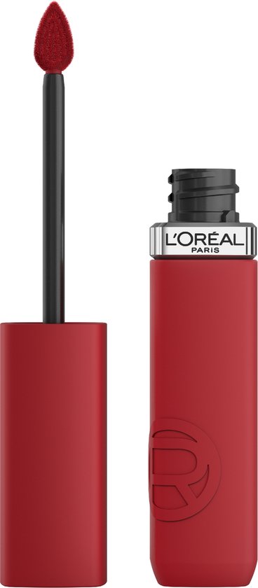 L'Oréal Paris Infaillible Matte Resistance Lippenstift – Langanhaltender flüssiger Lippenstift mit mattem Finish, angereichert mit Hyaluronsäure – 425 Afterwork Drinks – Vegan – 5 ml