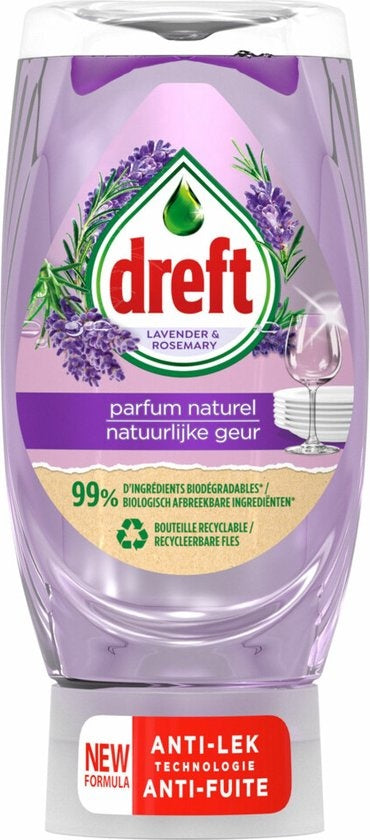 Dreft Naturals Dishwashing Liquid Lavender &amp; Rosemary 370 ml