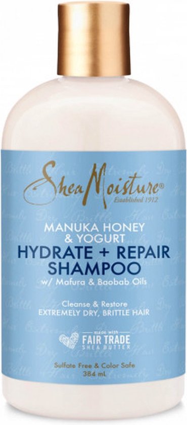 Shea Moisture Manuka Honey &amp; Yoghurt - Shampoo Hydrate &amp; Repair - 384 ml