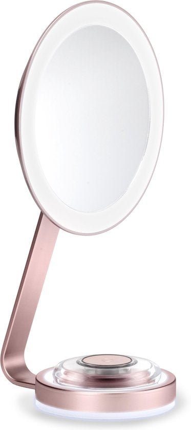 BaByliss LED Beauty Mirror Make-Up Mirror 9450E - LED lighting with 3 settings - Removable magnetic mirror 10x magnification - Packaging damaged