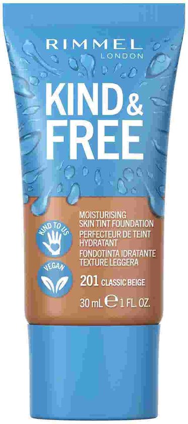 Rimmel London KIND &amp; FREE Vegan Foundation – 210 Golden Beige