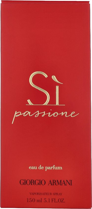 Giorgio Armani Sì Passione 150 ml Eau de Parfum - Damesparfum - Verpakking beschadigd