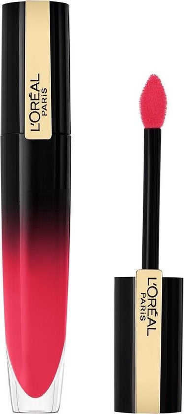 L'Oréal Paris Brilliant Signature Lipstick - 306 Be Innovative - Red - Ultra Shiny