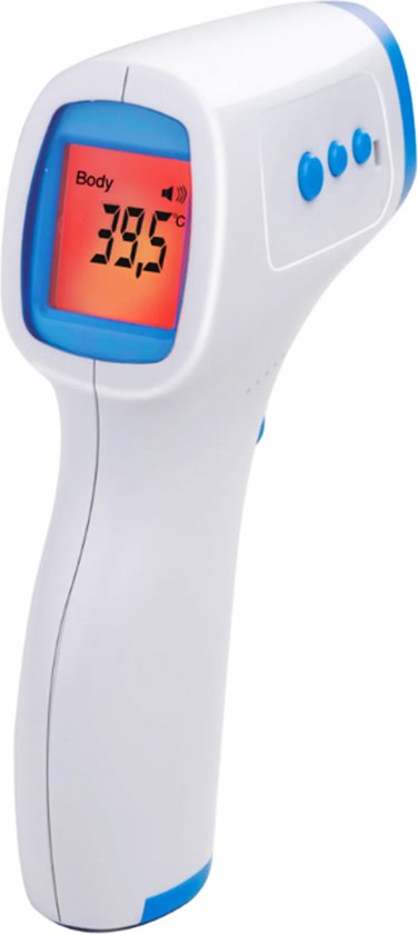 Grundig Infrarot-Fieberthermometer Weiß/Hellblau