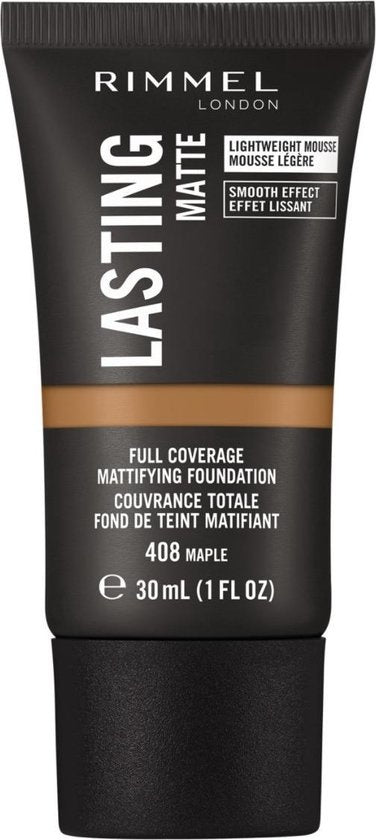 Rimmel London Lasting Matte Cocoa 408 Foundation