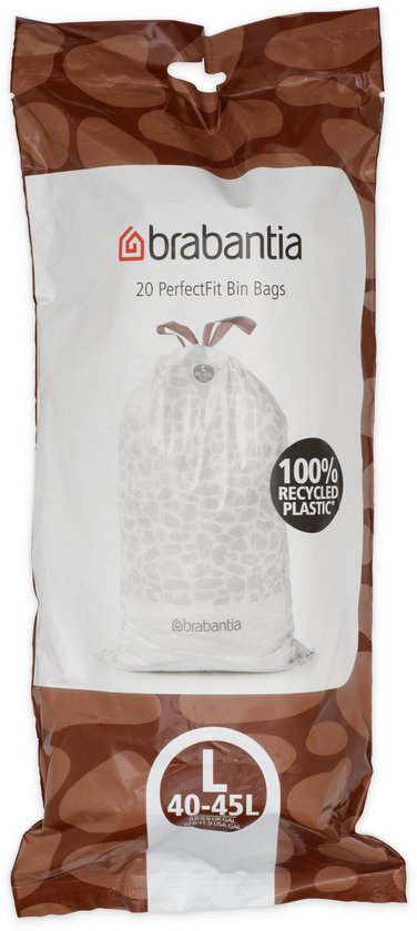 Brabantia PerfectFit Vuilniszakken - 40/45 l - Code L -  20 stuks