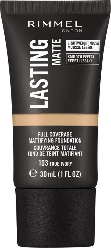 Rimmel London - Lasting Matte True Ivory 103 Foundation