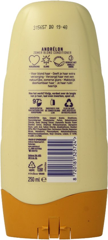 Andrelon Conditioner Summer Blonde 250ml