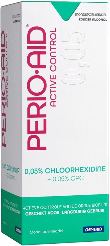 PerioAid Mundwasser Active Control 0,05 % 500 ml