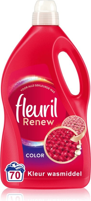 Fleuril Renew Color - Liquid Detergent - Value Pack - 70 Washes