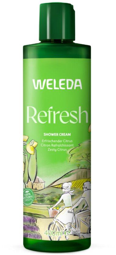 WELEDA Refresh Douchecrème - Frisse Geur Van Citrus & Litsea Cubeba - 400ml