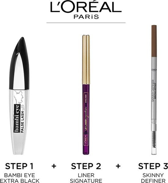 L'Oréal Paris Make-Up Designer Le Liner Signature 05 Brown Denim 'Brauner wasserfester Augenstift - 5,4 gr.