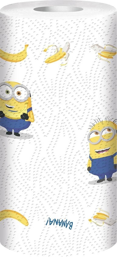 Plenty Minions keukenpapier - limited edition 2 rollen