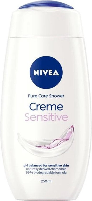 NIVEA Crème Sensitive – Duschcreme – 250 ml