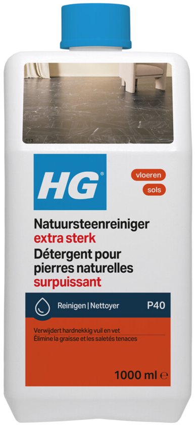 HG natuursteenreiniger extra sterk (product 40) 1L