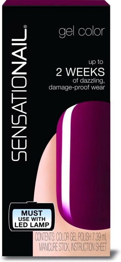 SensatioNail Gel Polish Sugar Plum – Gel-Nagellack – Rot