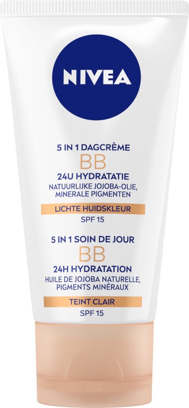 NIVEA 5 in 1 BB Cream Light SPF 15 - 50 ml - Dagcrème