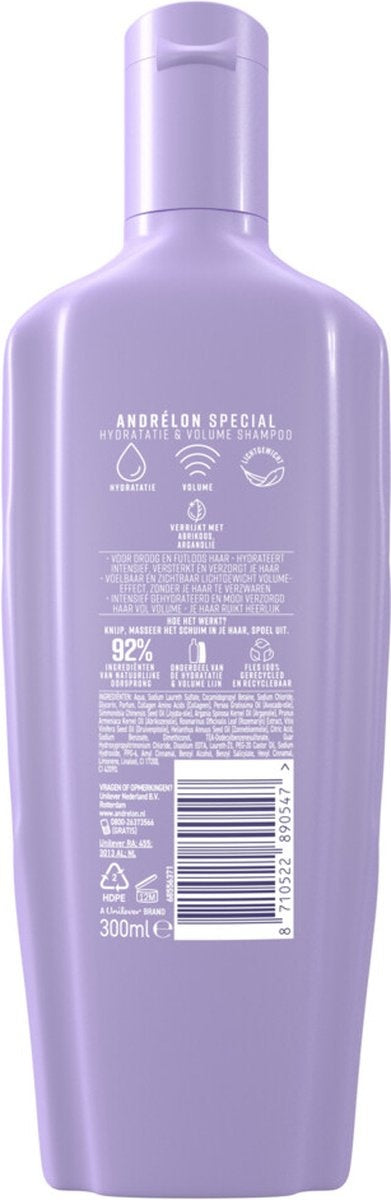 Andrelon Shampoo Special Hydratatie & Volume 300 ml