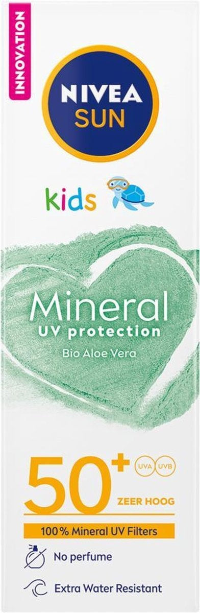 Nivea SUN Kids Mineral UV protection Bio Aloe Vera - Sunscreen SPF 50+