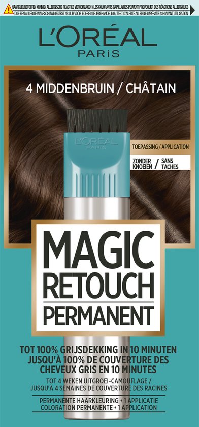 L’Oréal Paris Magic Retouch Permanent 4 - Mittelbraun