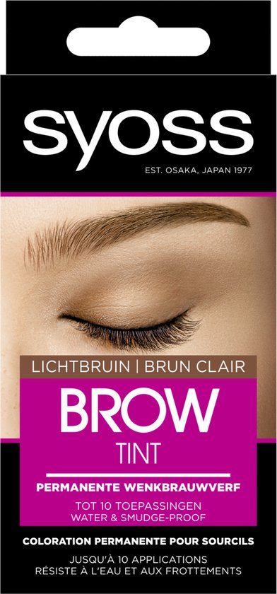 Syoss - Brow Tint - Wenkbrauwverf - Lichtbruin - Permanent