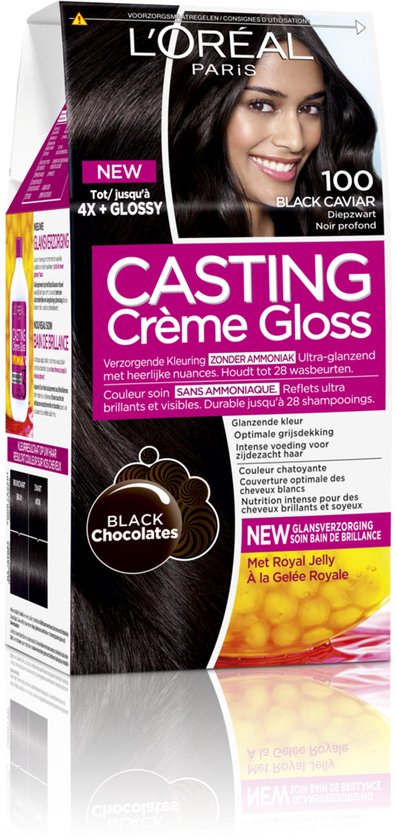 L’Oréal Paris Casting Crème Gloss Zwart 100 - Haarverf