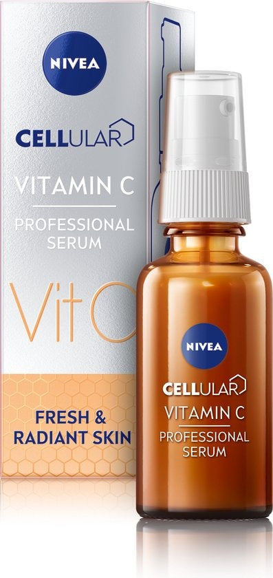 NIVEA Cellular Professional Serum Gezicht - Gezichtsserum met Vitamine C - 30ml - Verpakking beschadigd