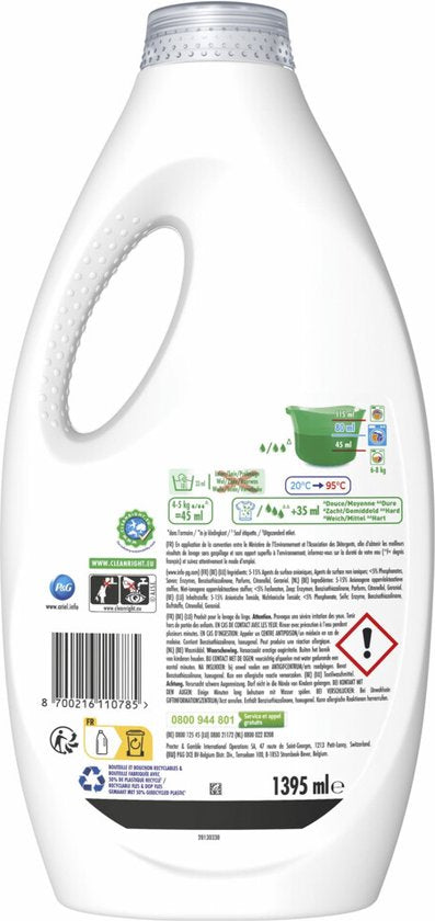 Ariel Original - Touch of Lenor Unstoppables - Vloeibaar Wasmiddel - Gekleurde Was - 31 Wasbeurten