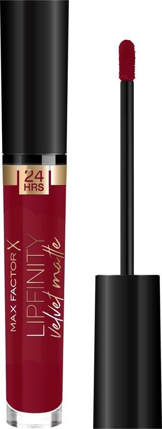 Max Factor Lipfinity Velvet Matte Lippenstift – 090 Rustic Red