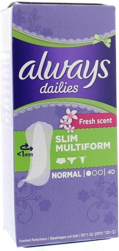 Always Slipeinlagen Fresh Flexistyle 40 Stück