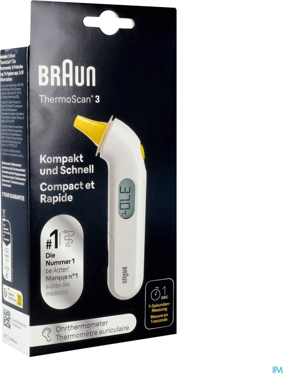 Braun IRT 3030 – Ohrthermometer – Thermoscan 3 Verpackung beschädigt