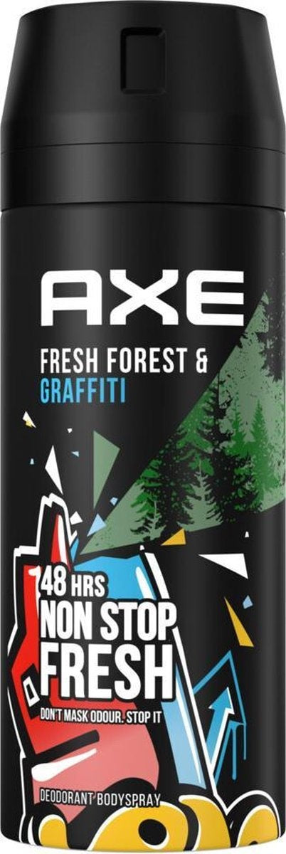 Ax Fresh Forest &amp; Graffiti Body Spray Deodorant - 150 ml