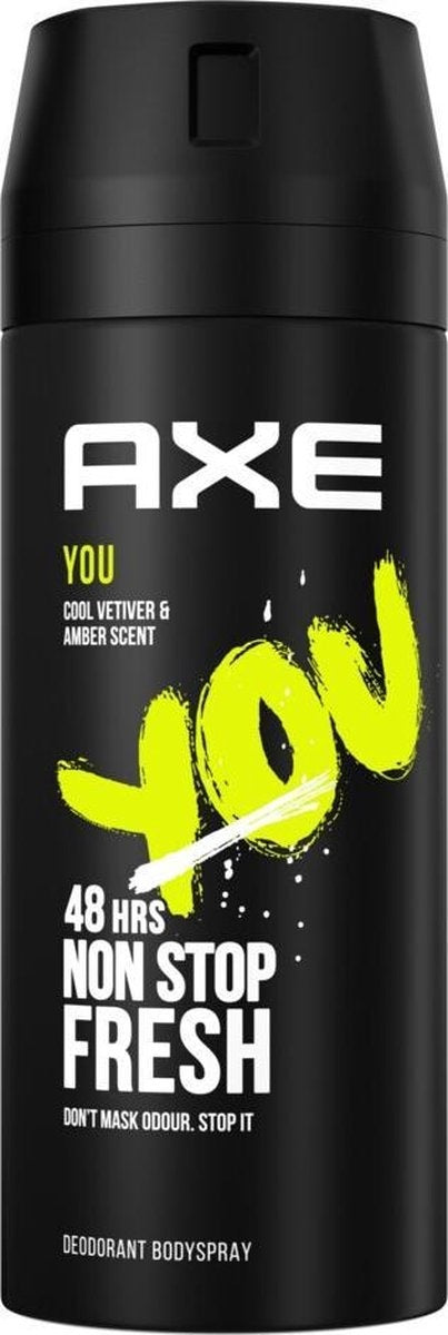 Axe Deodorant Bodyspray You 150 ml – Unisex – Verpackung beschädigt