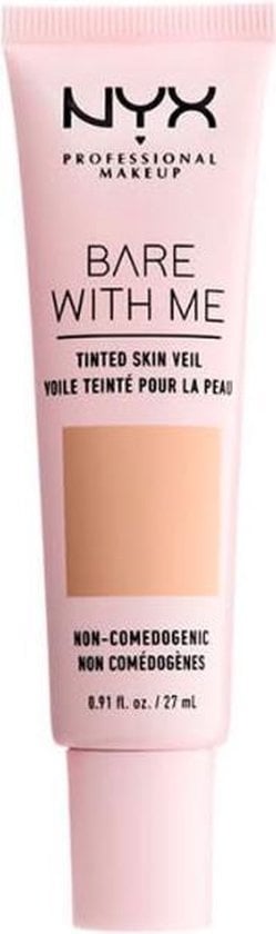 NYX PMU Professional Makeup Bare With Me Tinted Skin Veil - Natural Soft Beige BWMSV03 - Foundation - 27 ml