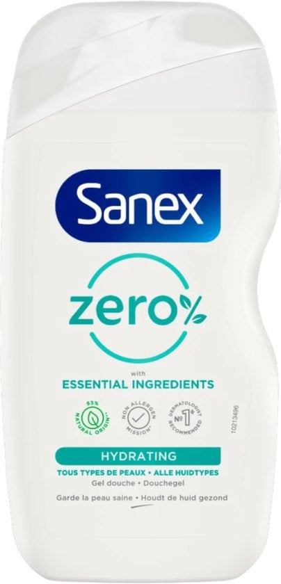 Sanex Douchegel Zero% Hydraterend 400 ml - Beschadigde verpakking