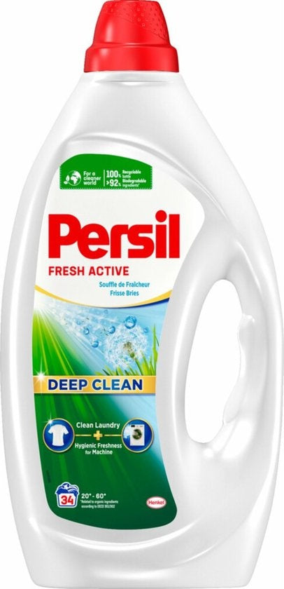 Persil Laundry Detergent Gel 34 Washes Deep Clean Fresh Breeze 1.53 liter