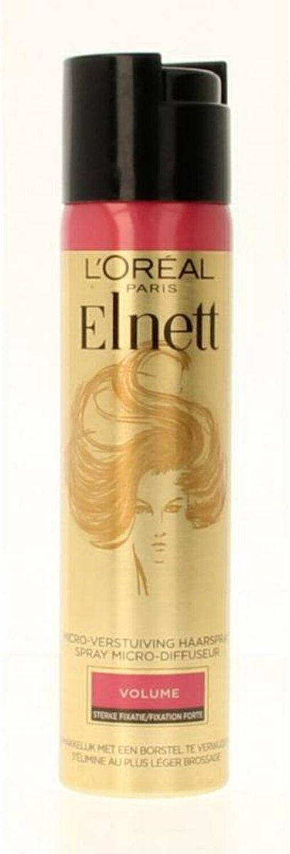 L'Oréal Paris Elnett Satin Volume Fixation - 75 ml - Hairspray - travel size