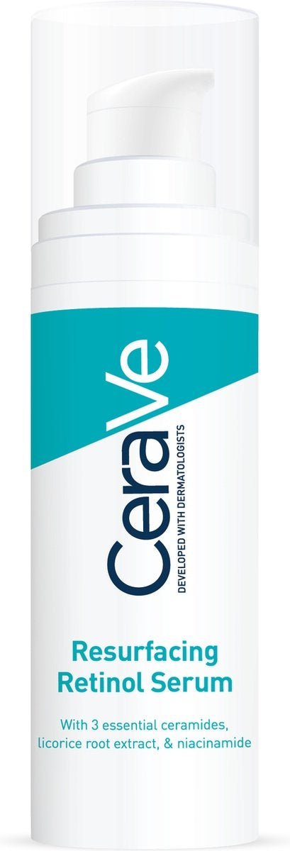 CeraVe Resurfacing Retinol Serum - tegen restlittekentjes, vlekjes en zichtbare poriën - 30 ml - Verpakking beschadigd