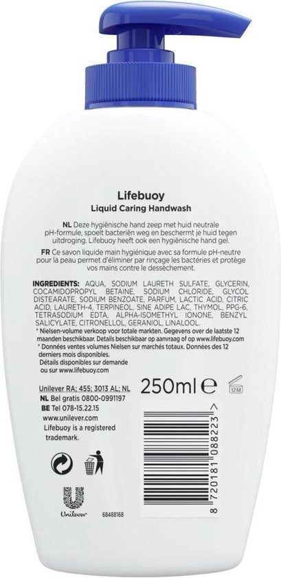 Lifebuoy Hygiene &amp; Care Handwaschmittel mit Seifenpumpe 250 ml