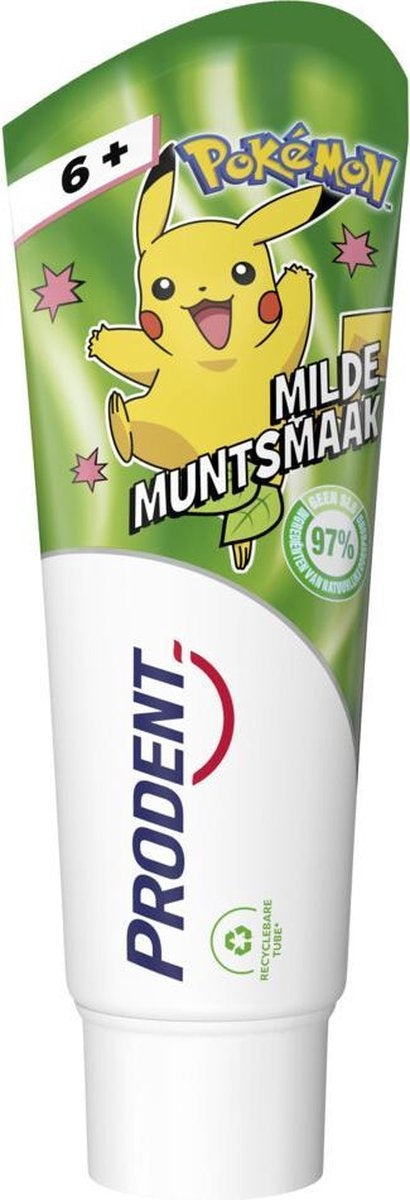 Prodent Pokémon-Zahnpasta für Kinder ab 6 Jahren – Milder Minzgeschmack – 75 ml