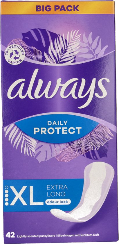Always Dailies Panty Liners Cotton Protection Normal 38 pieces - Packaging damaged