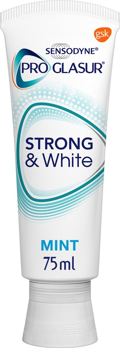 Sensodyne ProGlasur Strong &amp; White Zahnpasta 75 ml – Verpackung beschädigt