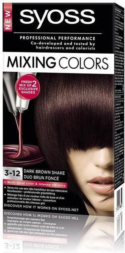 SYOSS Mixing Colors 3-12 Dark Brown Shake