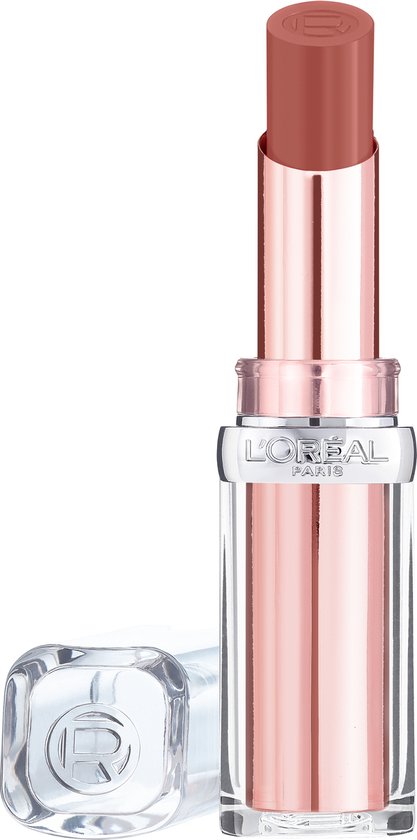 L'Oréal Paris Glow Paradise Balm-In-Lipstick - Verzorgende Lippenstift met Glanzende Finish met Granaatappelextract en Squalaan - 191 Nude Heaven - Nude